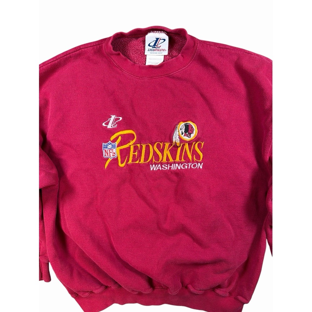Vintage Washington Redskins Sweatshirt Mens L Logo Athletic NFL Embroidered 90s